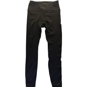 Vimmia textured thick black leggings workout pant black S mid rise small